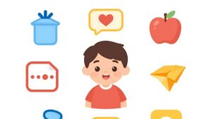 Ребенок играет в развивающую игру на внимание для коррекции заикания от Game4kid